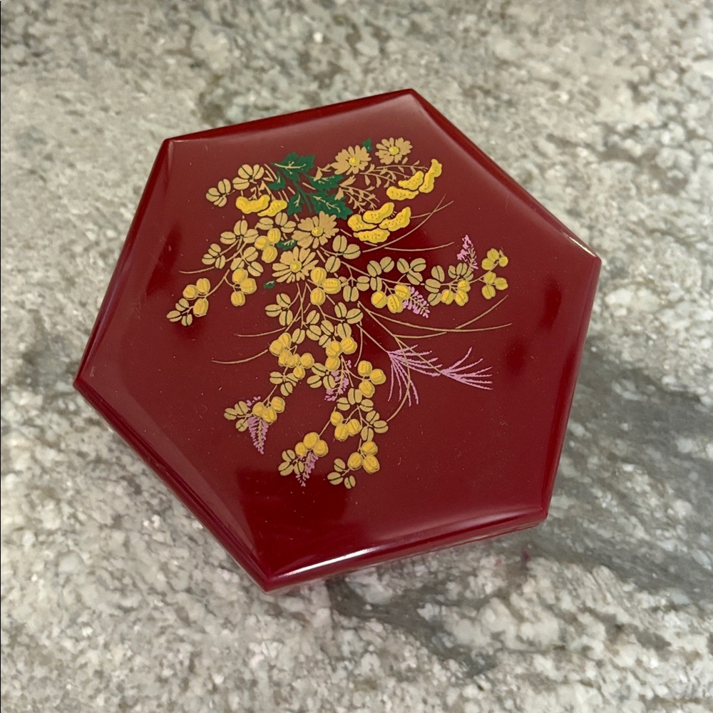 Vintage 1970s Chinoiseri Style Nesting Trinket Jewlery Boxes Set Of 3 oriental - Picture 3 of 4